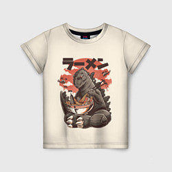 Детская футболка Godzilla Eat