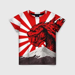 Детская футболка Japanese Godzilla