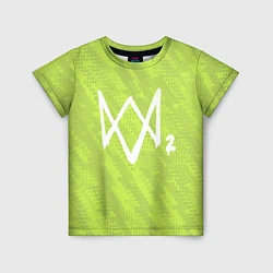 Детская футболка Watch Dogs 2: Green Back