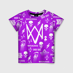 Детская футболка Watch Dogs 2: Violet Pattern