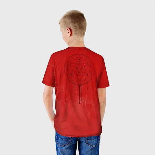 Детская футболка DOOM: Devil Skull / 3D-принт – фото 4