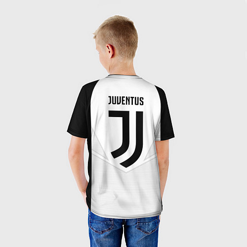 Детская футболка JUVENTUS SPORT / 3D-принт – фото 4