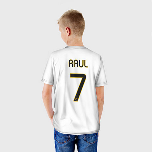 Детская футболка FC Real Madrid: Raul Retro / 3D-принт – фото 4