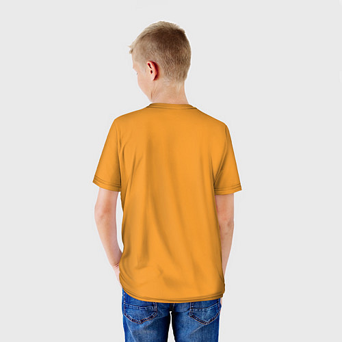 Детская футболка Бегущий корги / 3D-принт – фото 4