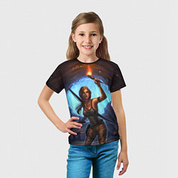 Футболка детская Tomb Raider: Cave, цвет: 3D-принт — фото 2