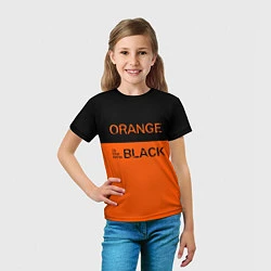 Футболка детская Orange Is the New Black, цвет: 3D-принт — фото 2