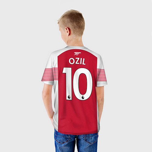 Детская футболка Ozil home 18-19 / 3D-принт – фото 4