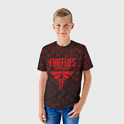 Футболка детская Fireflies: Red Logo, цвет: 3D-принт — фото 2