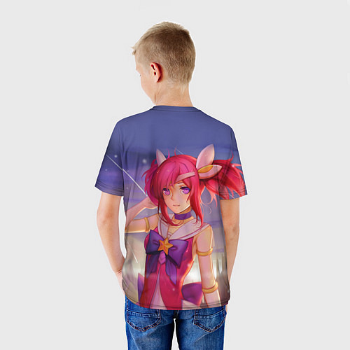 Детская футболка Звёздная Защитница / 3D-принт – фото 4