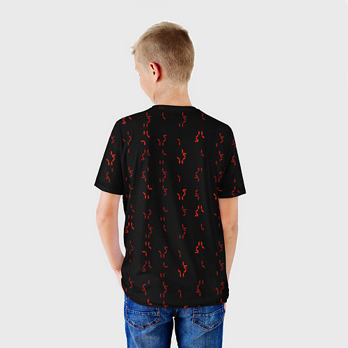 Детская футболка Алфавит хищника / 3D-принт – фото 4