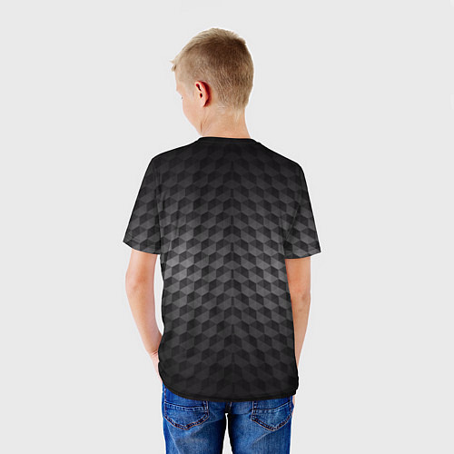 Детская футболка PUBG: Carbon Style / 3D-принт – фото 4
