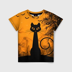 Детская футболка Halloween Cat
