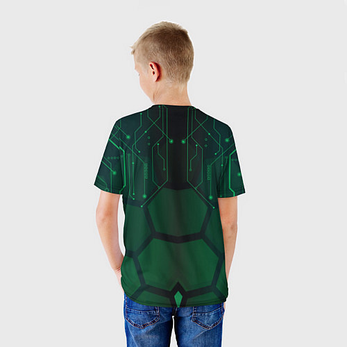 Детская футболка PUBG: Green Guard / 3D-принт – фото 4