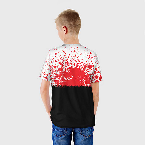 Детская футболка RDR 2: Red Blood / 3D-принт – фото 4