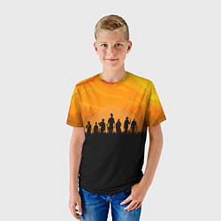 Футболка детская Red Dead Redemption: Orange Sun, цвет: 3D-принт — фото 2