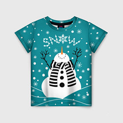 Детская футболка Let's it Snow