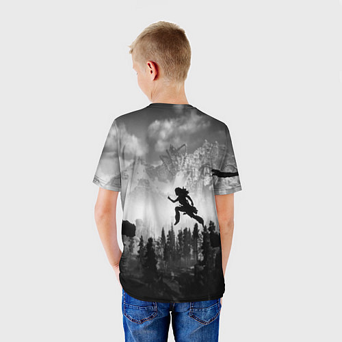 Детская футболка Horizon Zero Dawn: Dark Runner / 3D-принт – фото 4