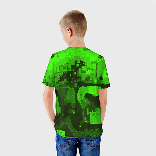 Детская футболка Minecraft: Green World / 3D-принт – фото 4
