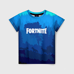 Детская футболка Fortnite: Blue Forest