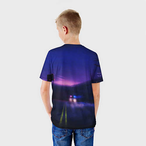 Детская футболка Stranger Things: Neon Road / 3D-принт – фото 4