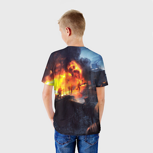 Детская футболка BATTLEFIELD V / 3D-принт – фото 4