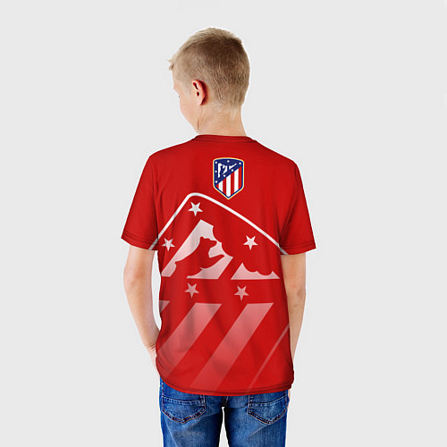 Детская футболка ФК Атлетико Мадрид / 3D-принт – фото 4
