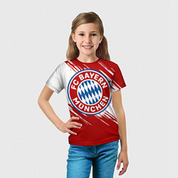 Футболка детская ФК Бавария, цвет: 3D-принт — фото 2
