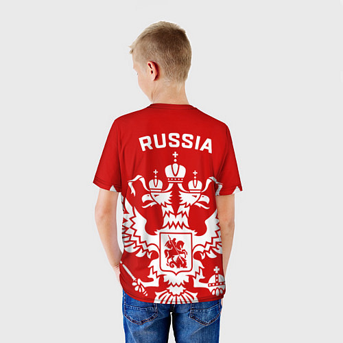 Детская футболка Red Russia / 3D-принт – фото 4