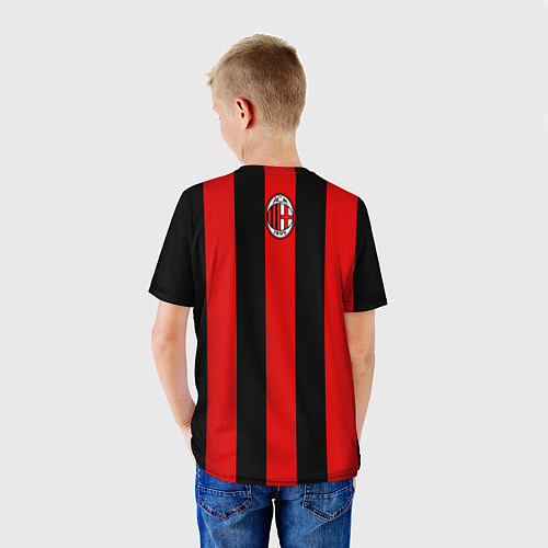 Детская футболка AC Milan / 3D-принт – фото 4