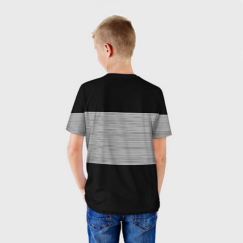 Детская футболка I like music - skull / 3D-принт – фото 4