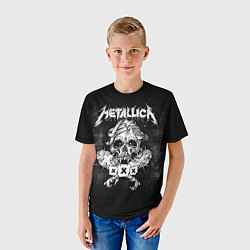 Футболка детская Metallica XXX, цвет: 3D-принт — фото 2