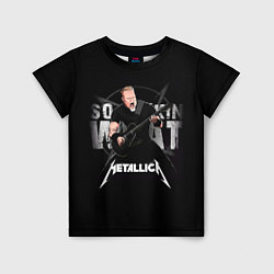 Детская футболка Metallica black