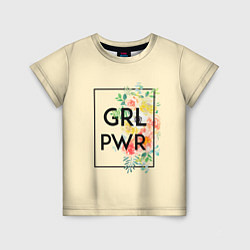 Детская футболка GRL PWR