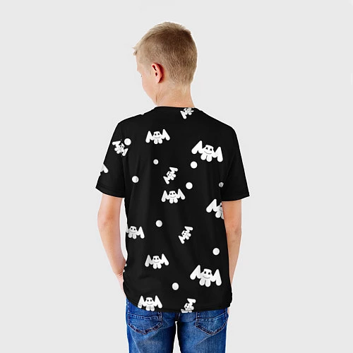 Детская футболка Marshmello: Black Gang / 3D-принт – фото 4