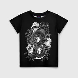 Детская футболка Японский дракон