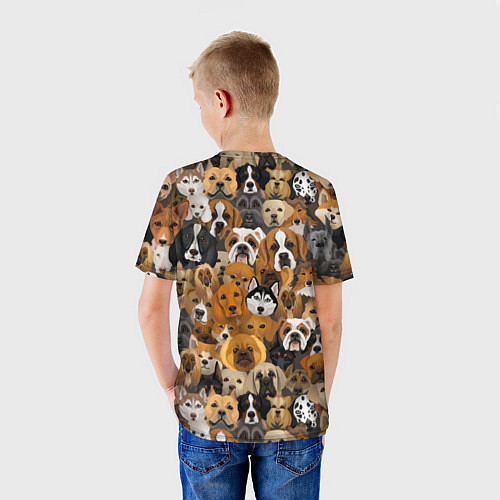 Детская футболка Породы собак / 3D-принт – фото 4