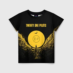 Футболка детская Twenty One Pilots: Yellow Moon, цвет: 3D-принт