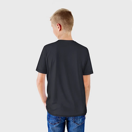 Детская футболка Пришелец-медитатор / 3D-принт – фото 4