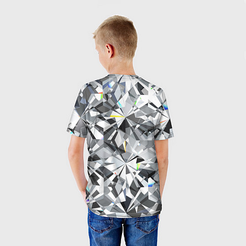 Детская футболка Бриллиантовое мерцание / 3D-принт – фото 4