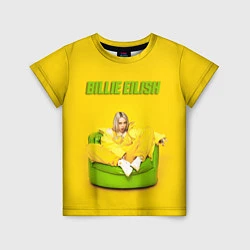 Детская футболка Billie Eilish: Yellow Mood