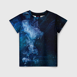 Детская футболка Синий космос