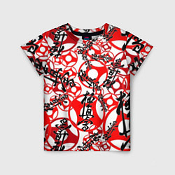 Детская футболка Каратэ киокушинкай - эмблемы