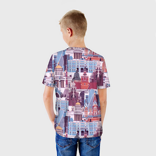 Детская футболка Москва архитектура / 3D-принт – фото 4
