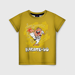 Детская футболка Каратэ - мультяшный боец