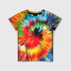 Детская футболка Абстракция разноцветная и яркая