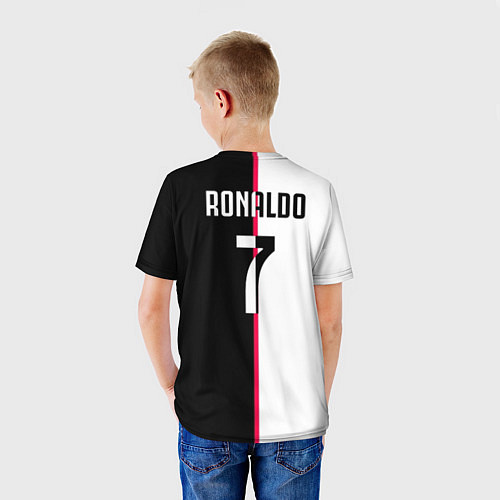 Детская футболка Форма Роналду 2020 / 3D-принт – фото 4