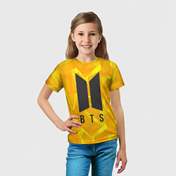 Футболка детская BTS: Yellow Style, цвет: 3D-принт — фото 2