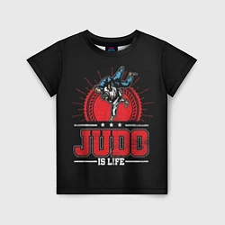 Детская футболка Judo is life