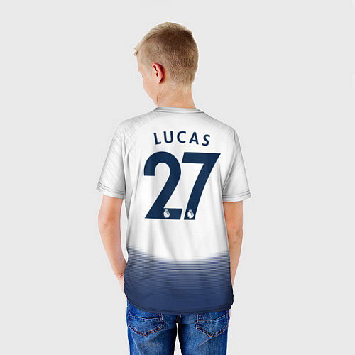 Детская футболка FC Tottenham: Lukas Home 18-19 / 3D-принт – фото 4