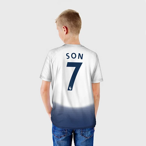Детская футболка FC Tottenham: Son Home 18-19 / 3D-принт – фото 4